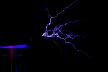 Electrostatic Discharge of Tesla Coil