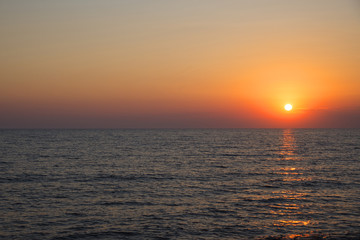 Obraz premium Sunset on the Black sea