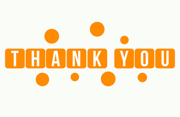 Thank You Vector Flat Illustration
