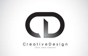 CD C D Letter Logo Design. Creative Icon Modern Letters Vector Logo.