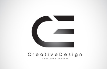 CE C E Letter Logo Design. Creative Icon Modern Letters Vector Logo. - obrazy, fototapety, plakaty