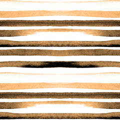 Watercolor Stripes Seamless Pattern.