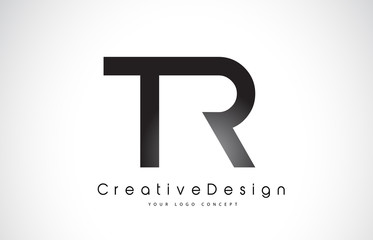 TR T R Letter Logo Design. Creative Icon Modern Letters Vector Logo.