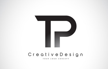 TP T P Letter Logo Design. Creative Icon Modern Letters Vector Logo.