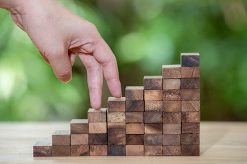 Take the next steps to your goals. Business development concept