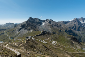 Fototapeta na wymiar High alpine road in Austria - Grossglockner in the summer