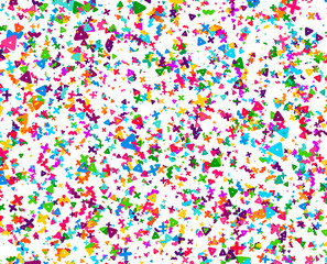 Abstract geometric pattern. Background with colored shapes. Mosaic graphic design. Vivid backdrop for Banners, Posters, Flyers. Vector