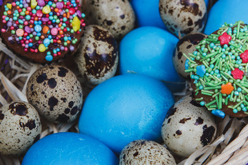 Easter colors and cupcakes.