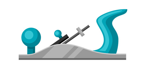 Illustration of jointer on white background isolated