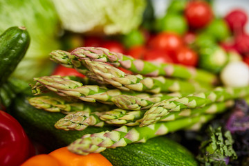 Closeup of fresh vegetables