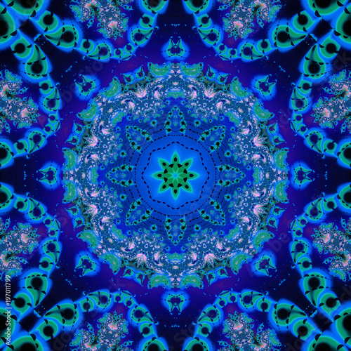 Mandala 3d Surreal Illustration Sacred Geometry