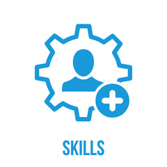 3479775 3479775 Skills icon with add sign. Skills icon and new, plus, positive symbol