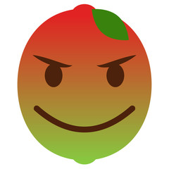 Teufel Emoticon - Limette