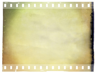 Vintage sepia film strip frame with copy space. - 197015961