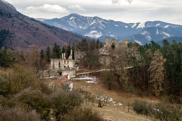 The Sklabina castle, Slovakia