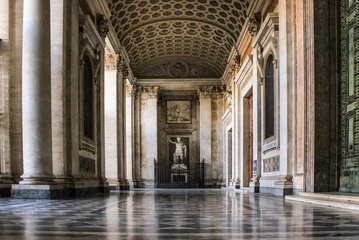 Photo sur Plexiglas Rome portico chiesa di san giovanni a roma