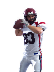 american football player throwing ball © .shock