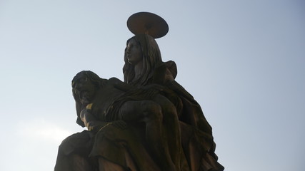 Pieta - a sculpture of Mary with the body of Jesus. It symbolizes the passion of Christ, mother's love, redemption and future resurrection. Particularly important on Good Friday and Easter.