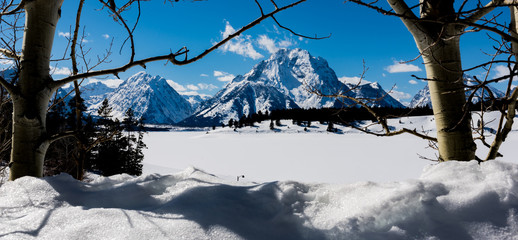 Mt Moran across Jackson Lake