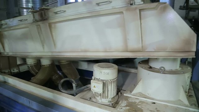 production of granules from sawdust