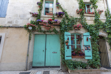 Fototapeta na wymiar Arles, down town, Provence, France. A World Heritage Site 