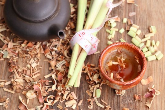 lemongrass tea with fresh