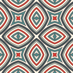 Ethnic style seamless pattern. Native americans abstract background. Tribal motif. Boho chic digital paper