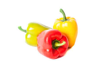 The colorful sweet pepper
