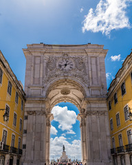 Fototapeta na wymiar Arco da Rua Augusta in Lissabon