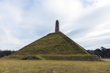 pyramid of Austerlitz on Utrechtse Heuvelrug in the Netherlands