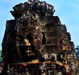 Obraz premium Bayon Temple in Angkor,Cambodia