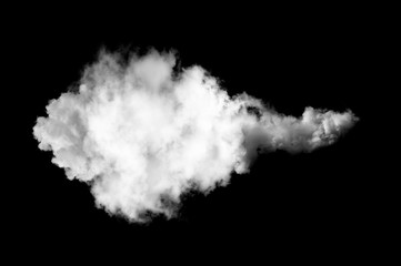 strange white cloud on black background