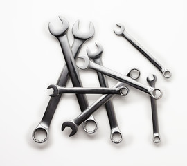 Set of Shiny Chrome Spanners