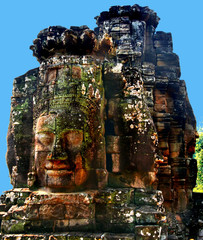 Bayon Temple in Angkor,Cambodia