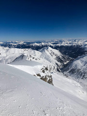 Beautiful mountains at Mölltal gletscher