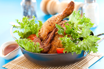 Roasted chicken