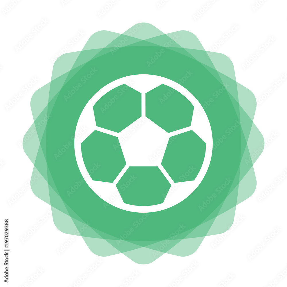 Poster App Icon mint - Fußball