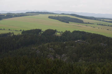 Fototapeta na wymiar mountains in Czech 