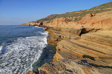 Landscape of the Southern California coast outside of San Diego.