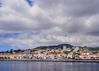 Fototapeta na wymiar Horta Skyline, Faial Island, Azores, Portugal