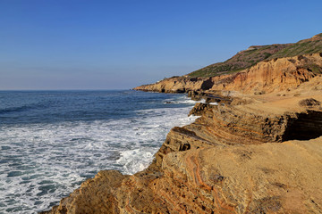 Obraz premium Landscape of the Southern California coast outside of San Diego.