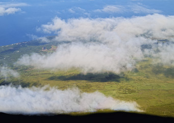 View from the Mount Pico, Pico Island, Azores, Portugal