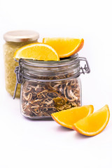 Dried fruits and jam