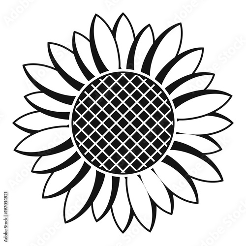 Free Free 176 Sunflower Svg Black And White SVG PNG EPS DXF File