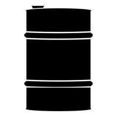 Oil baller icon black color illustration flat style simple image