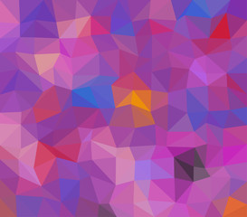 Low poly abstract geometrical vector background of triangles
