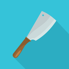 Knife icon. Flat illustration of knife vector icon for web