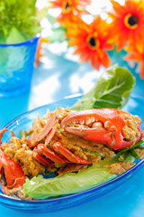  Stir-fried crab curry