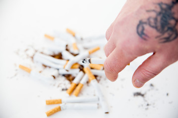 Quit smoking concept