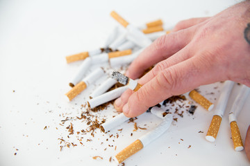 Quit smoking concept